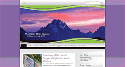 Desktop Screenshot of montereyhillsdental.com